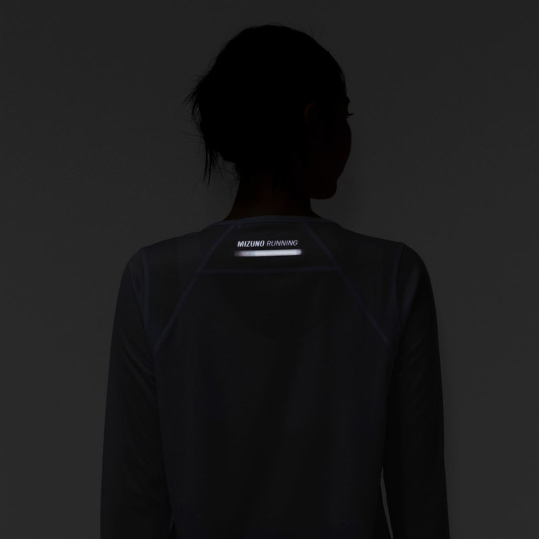 【汗処理／通気】ドライエアロフローTシャツ(長袖) クラウドスケープ S