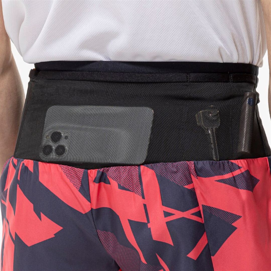 ランニング マルチポケットパンツ グラフィック6インチ パラダイスピンク XL