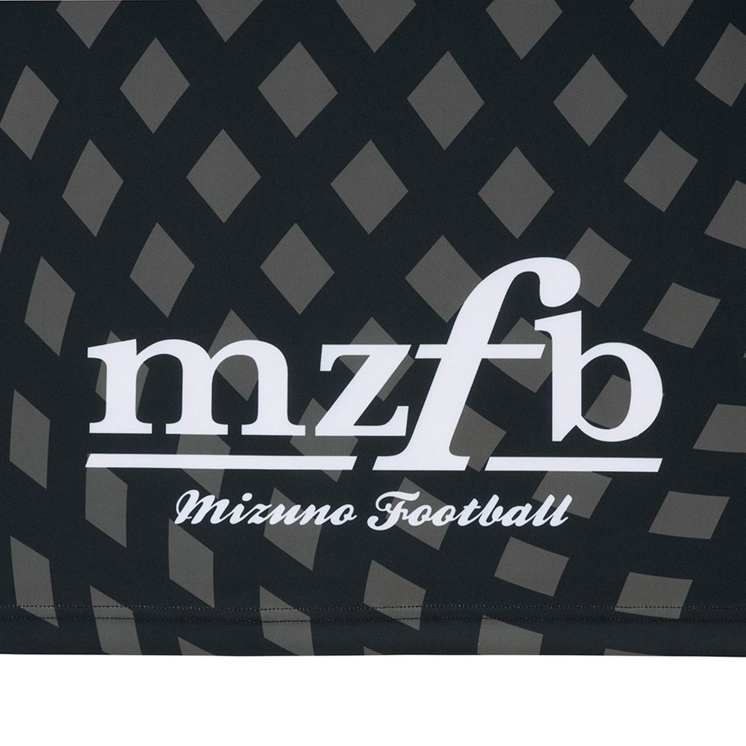 MZFB フットボールTシャツ ブラック S