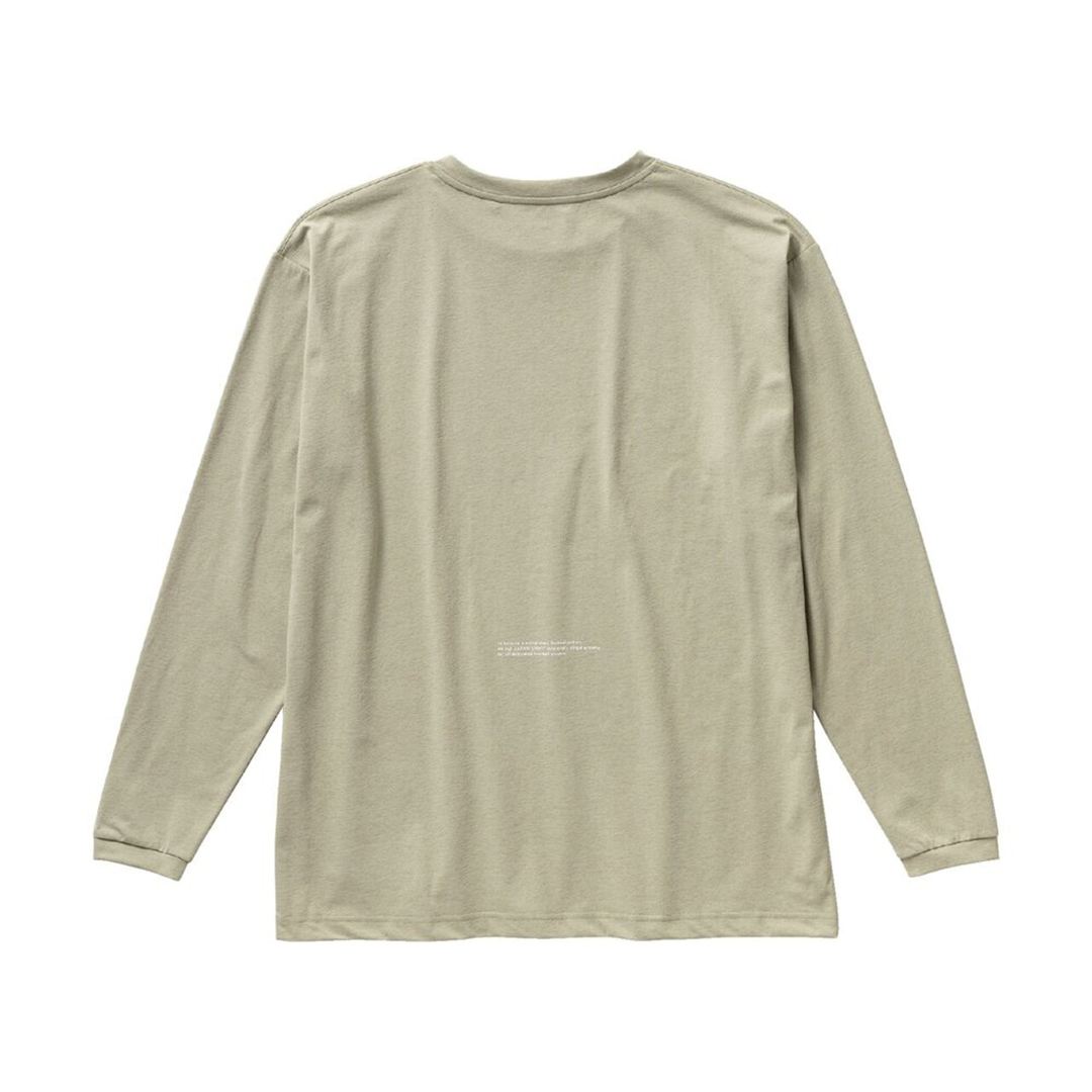 ストレッチソフトドライTシャツ(長袖) エルムベージュ XL