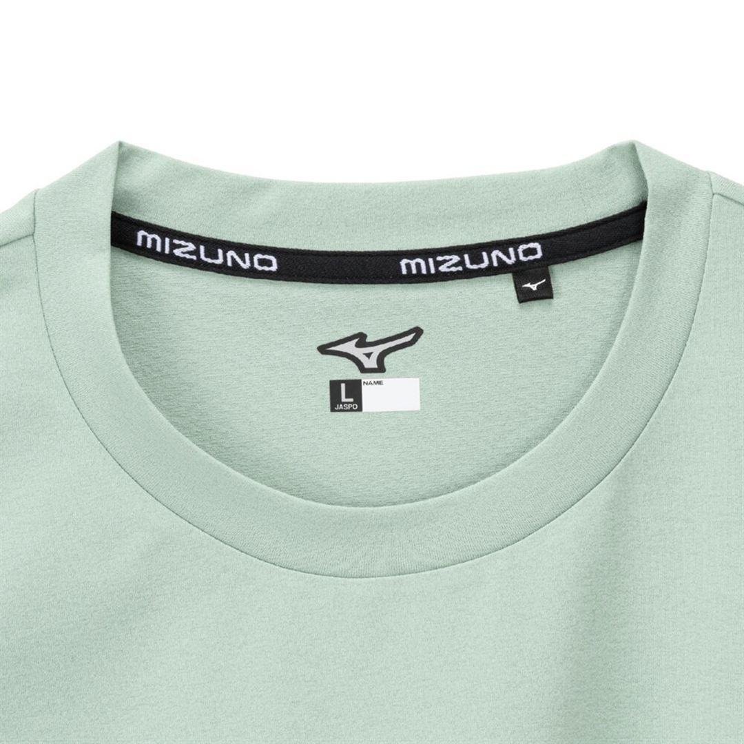 【ミズノ直営限定】ワンポイントロゴ Tシャツ(ワイドシルエット) フロスティグリーン O
