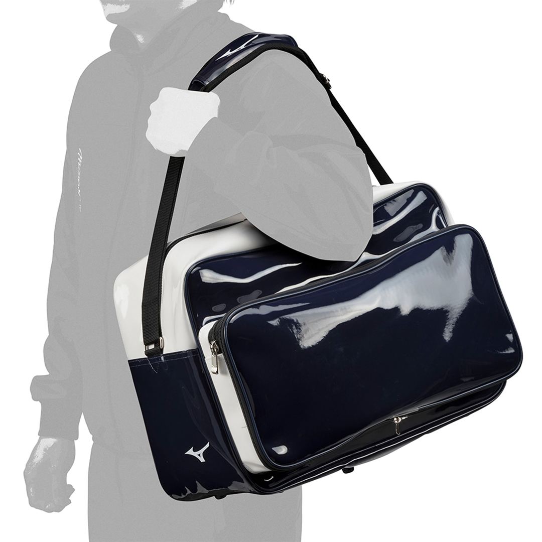 セカンドバッグエナメル(42L) ネイビー