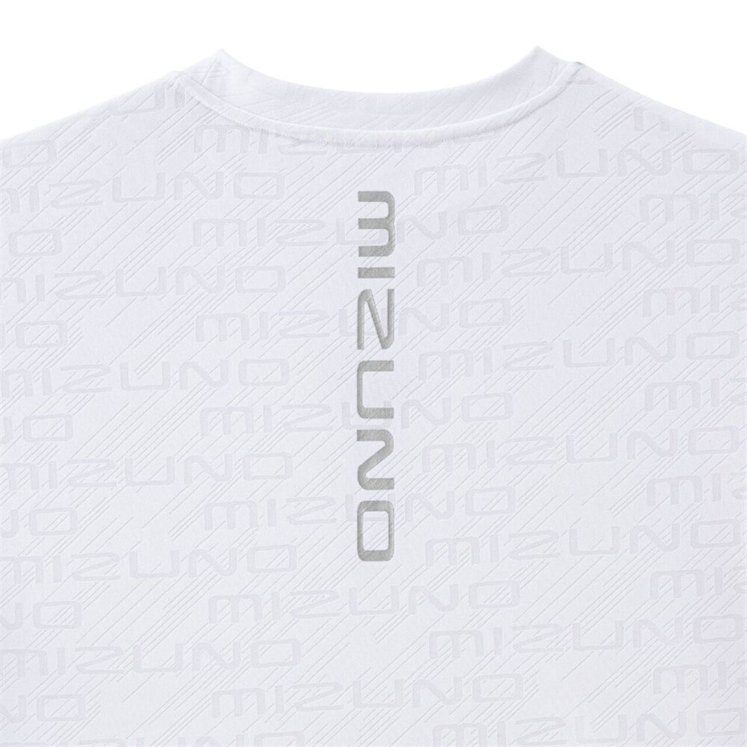 【ミズノ直営限定】シアージャカードTシャツ(ワイドシルエット) ホワイト S