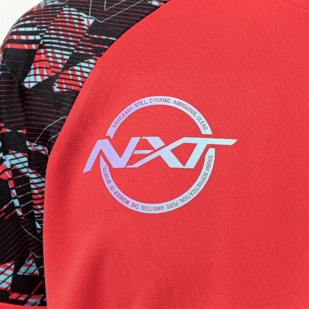 N-XT ウォームアップジャケット ポピーレッド XL