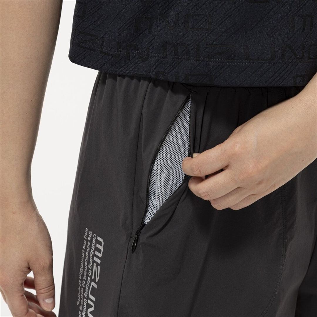 【ミズノ直営限定】ハイブリッドストレッチシアーショートパンツ ブラック S