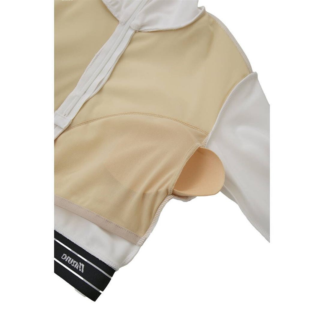 【CLANE】HALF ZIP LONG SLEEVE TOPS ホワイト 2