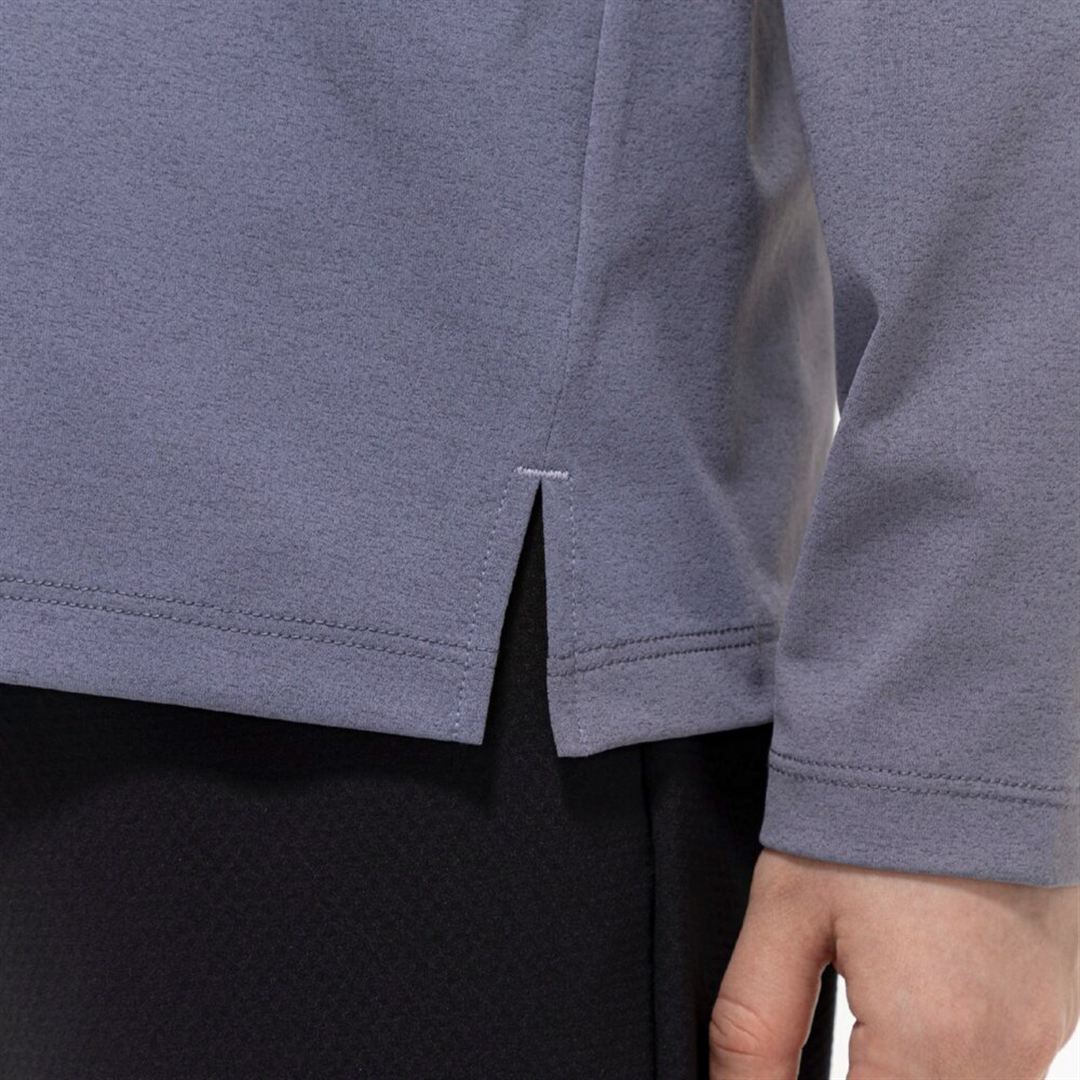 ソフトドライTシャツ(長袖) グラナイトグレー XL