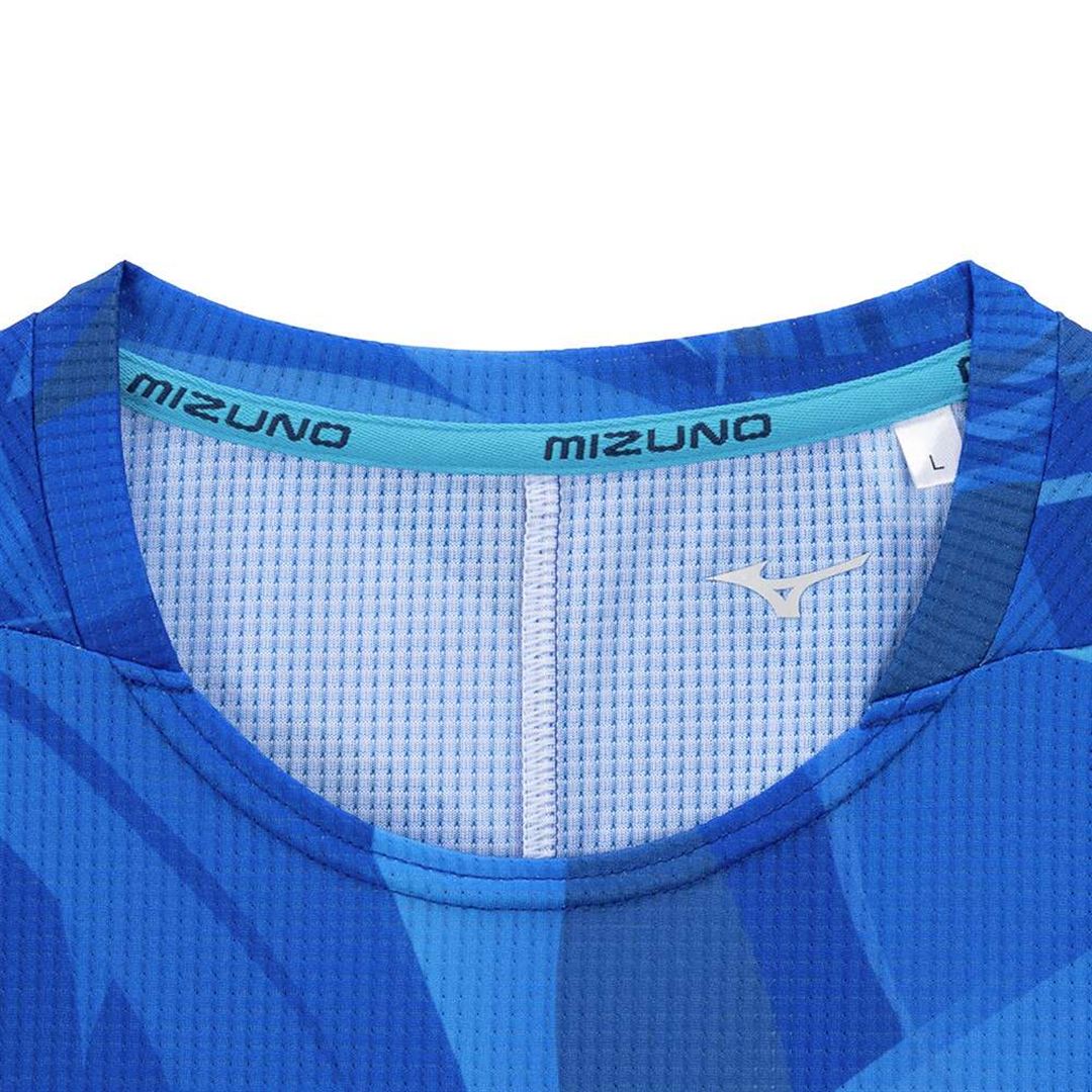 【汗処理／通気】ドライエアロフローTシャツ ディレクトワールブルー S