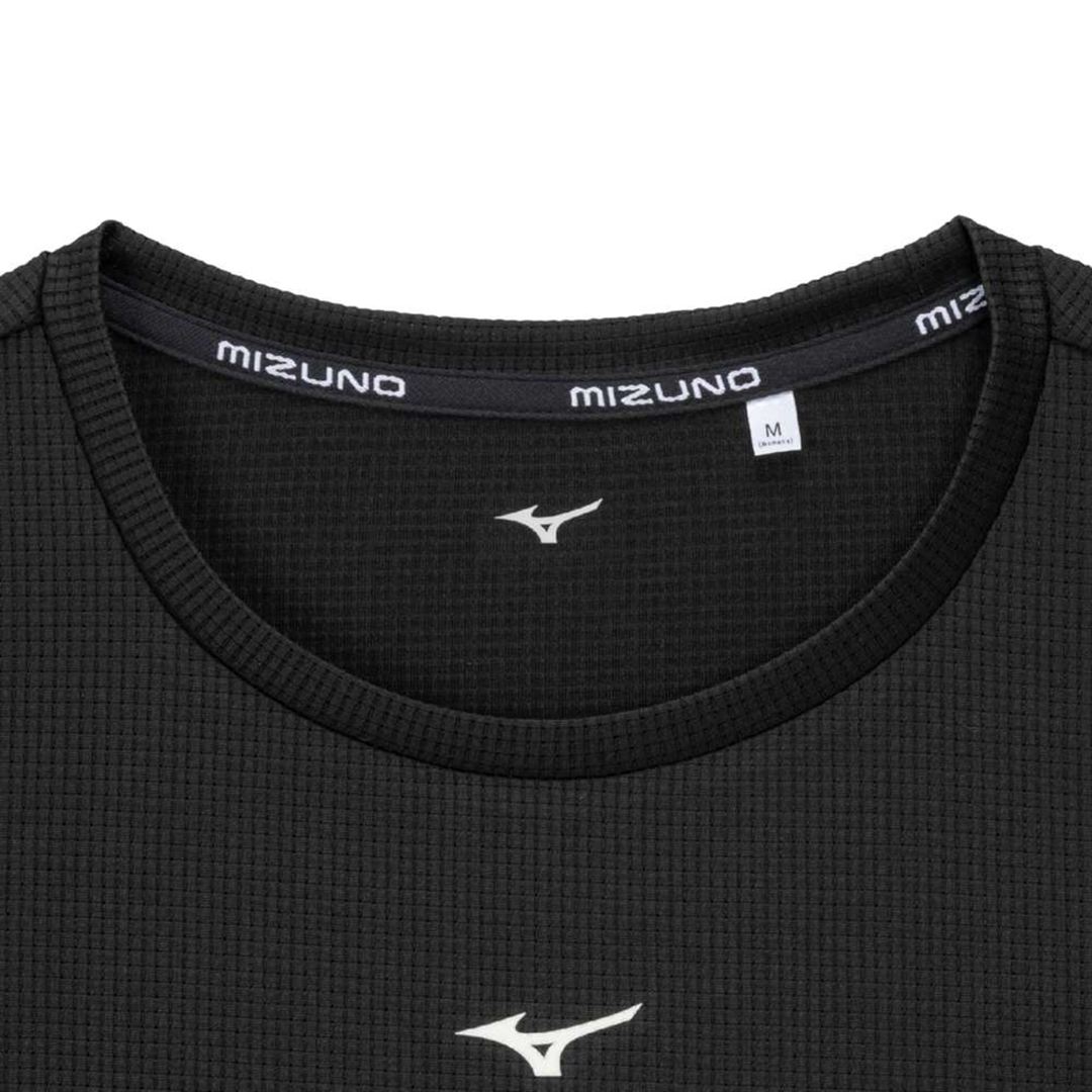 【汗処理／通気】ドライエアロフローTシャツ ブラック S