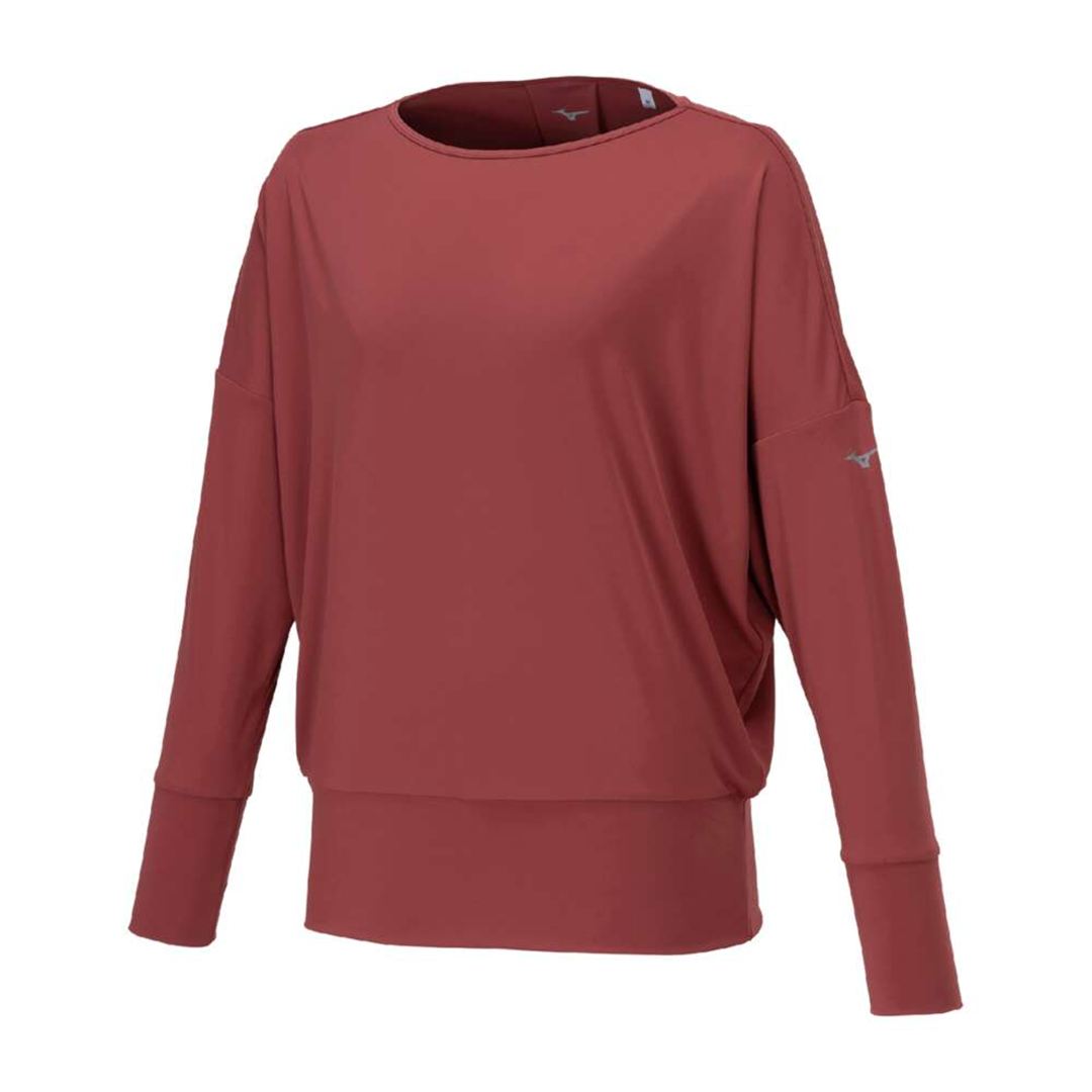 ストレッチスムースTシャツ(長袖) マルサラワイン S