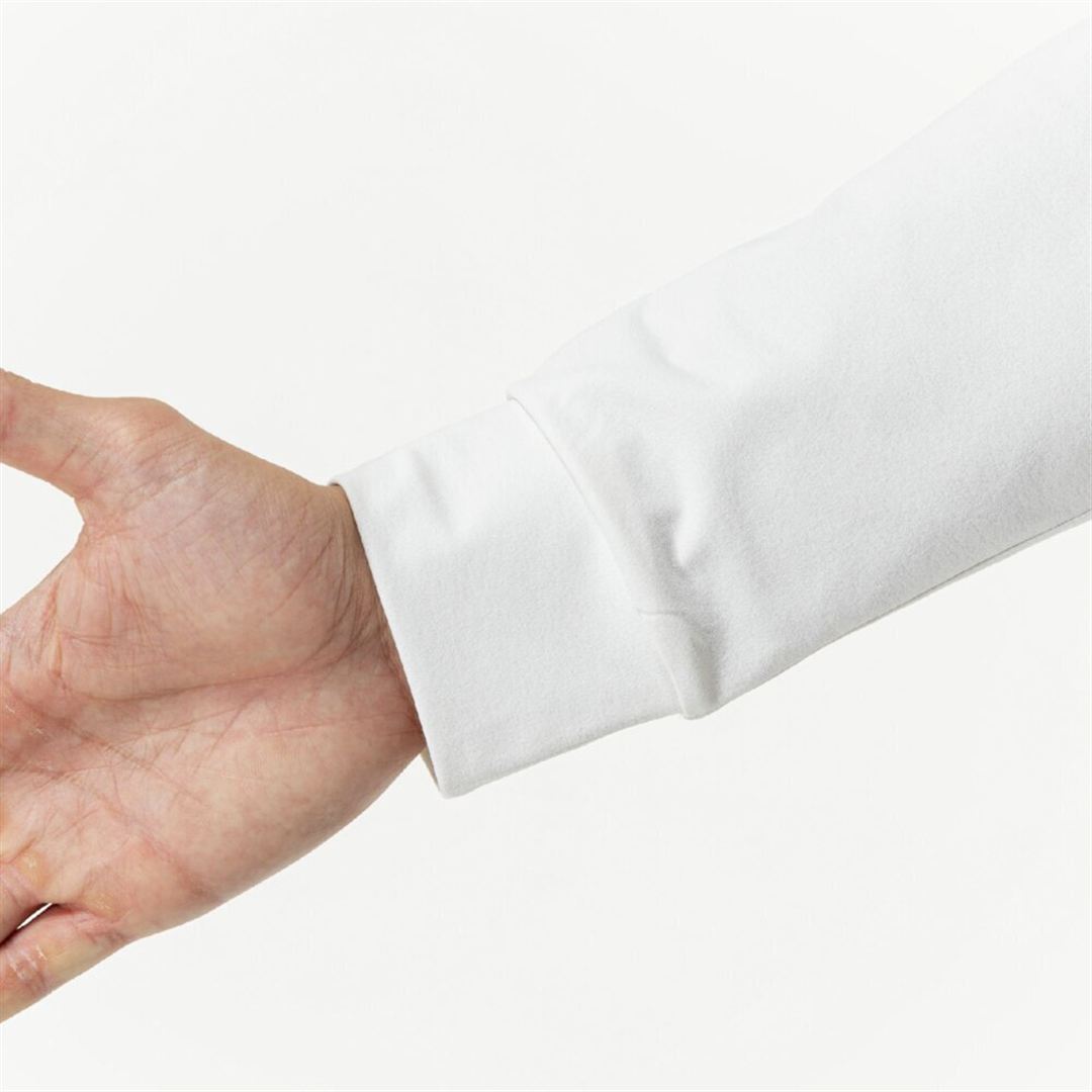 ソフトドライTシャツ(長袖) スノーホワイト XL