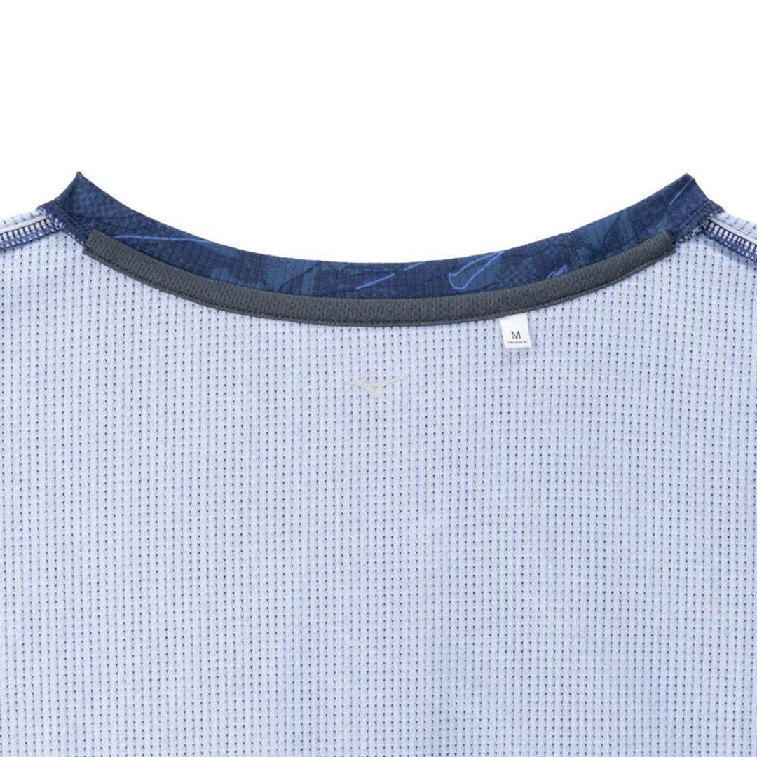 【汗処理／通気】ドライエアロフローTシャツ(ワイドシルエット) ダークブルー S