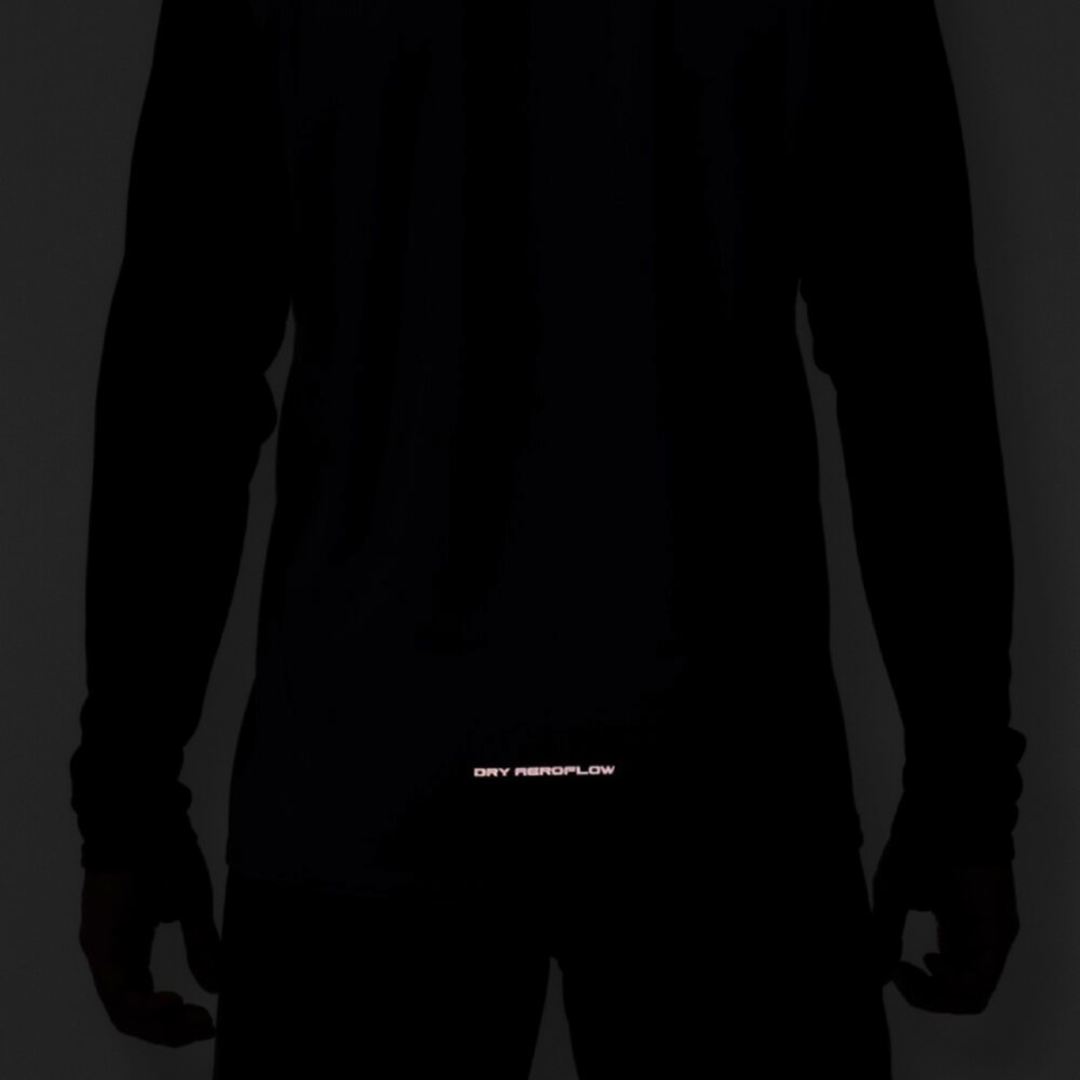 【汗処理／通気】ドライエアロフローTシャツ(長袖) グラナイトグレー XL