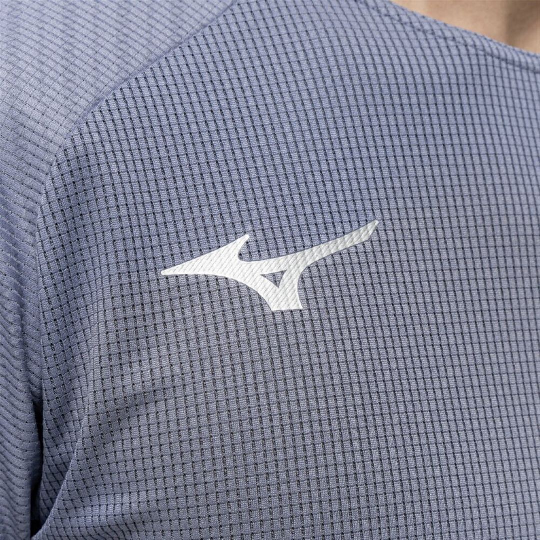 【汗処理／通気】ドライエアロフローTシャツ(長袖) グラナイトグレー XL