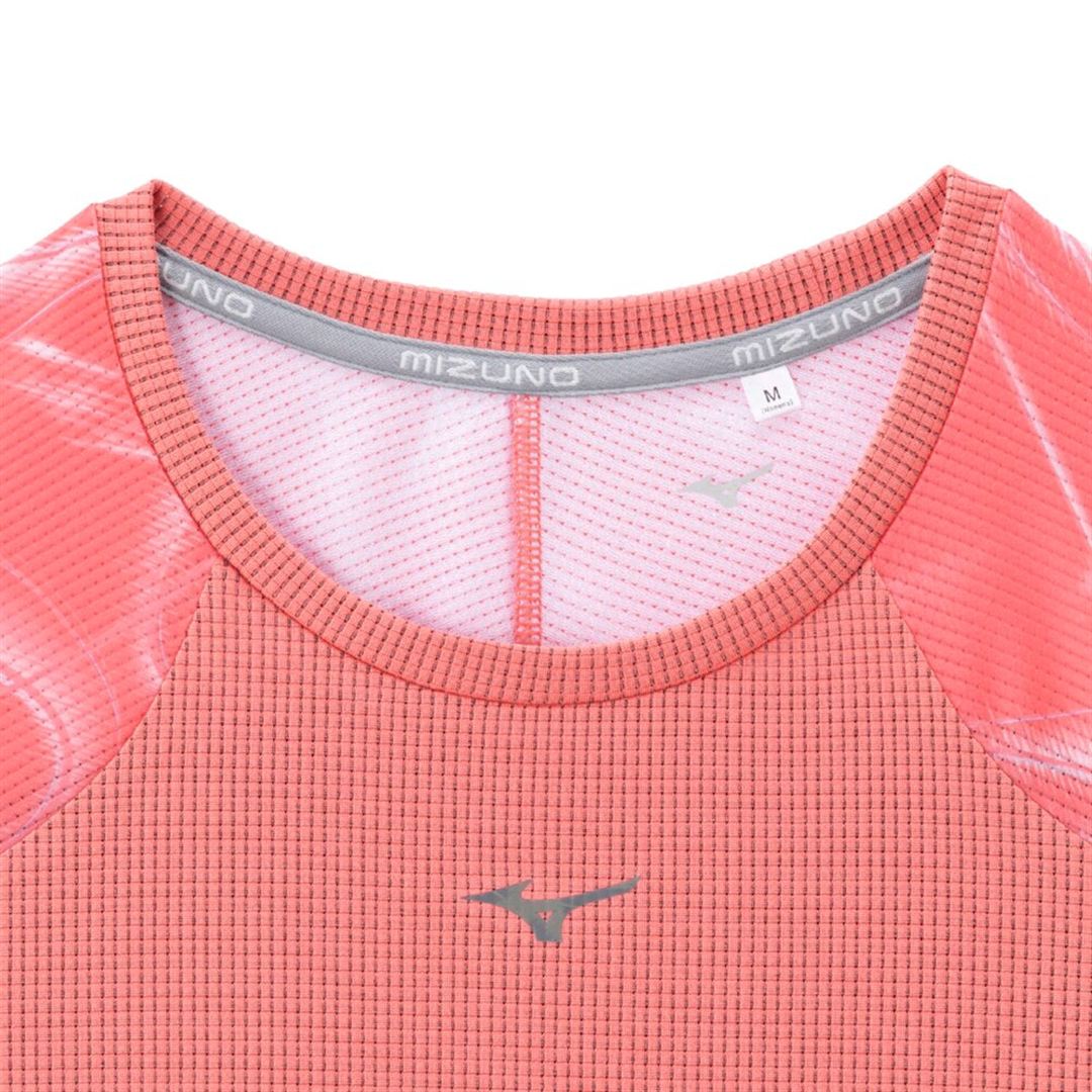 【汗処理／通気】ドライエアロフローTシャツ カリプソピンク S