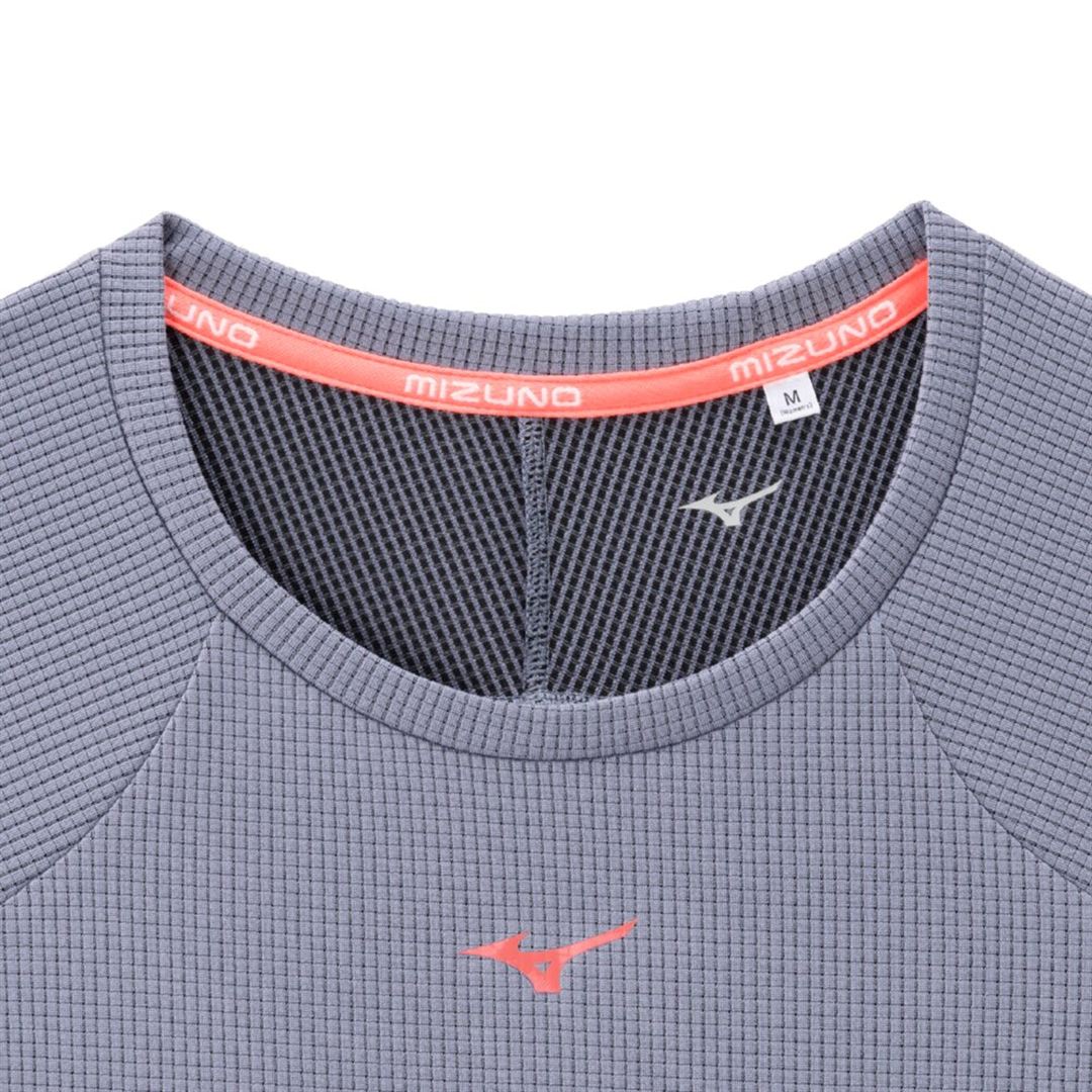 【汗処理／通気】ドライエアロフローTシャツ(長袖) グラナイトグレー L