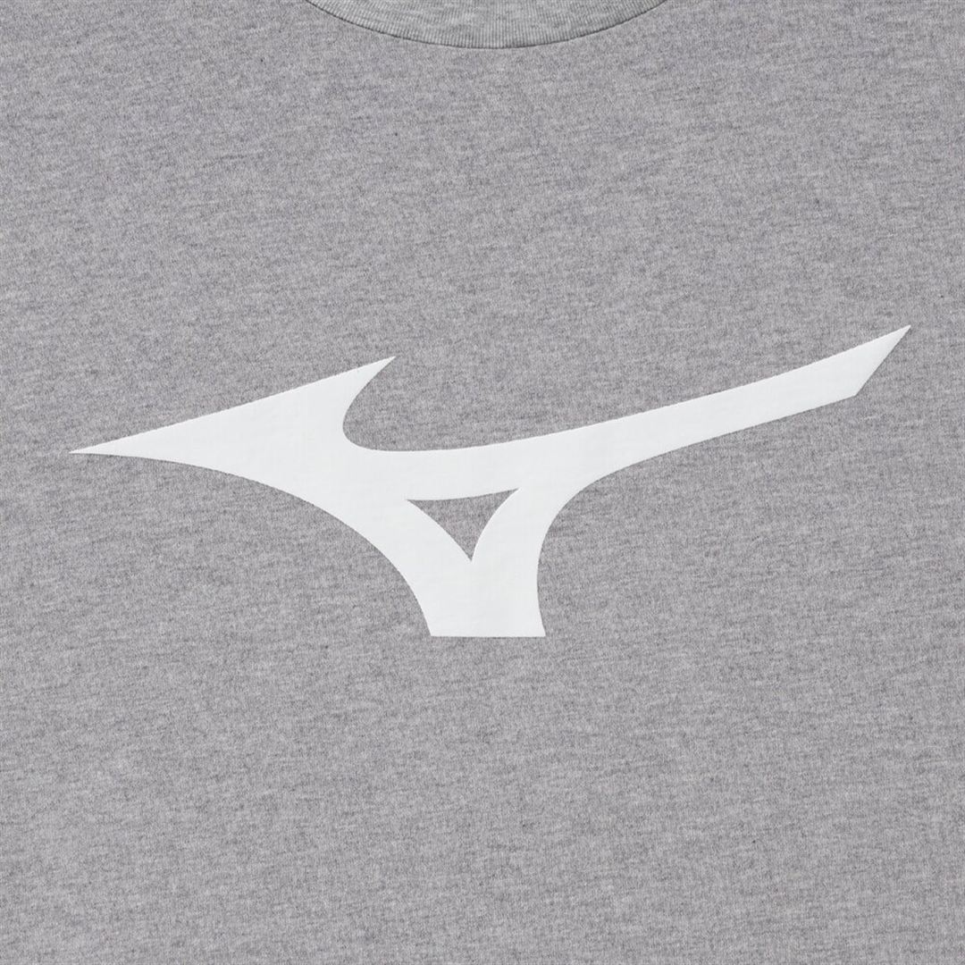 【ミズノ直営限定】THE MZ TEE ビッグロゴTシャツ 杢グレー XL