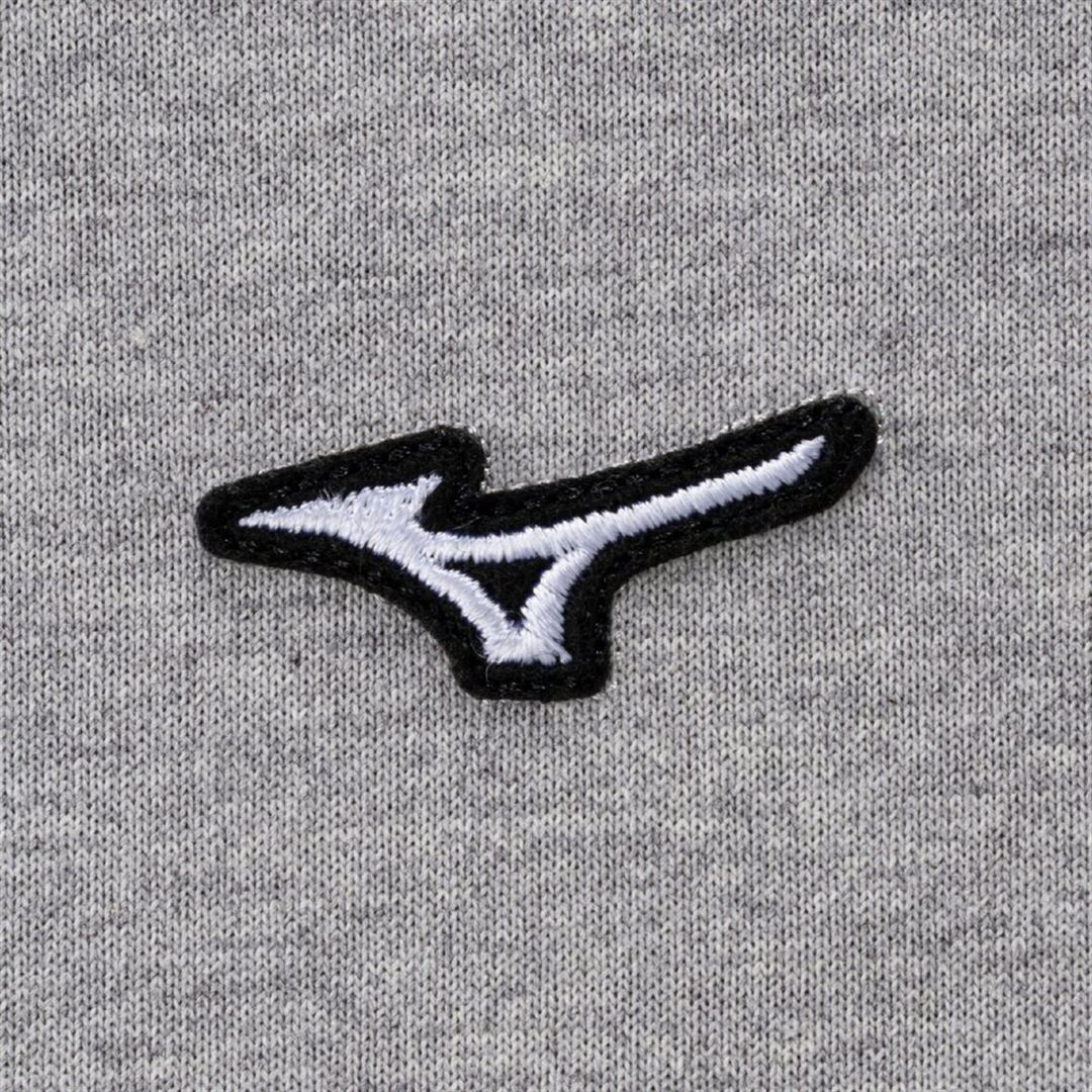 【ミズノ直営限定】THE MZ TEE ワンポイントロゴTシャツ 杢グレー XL