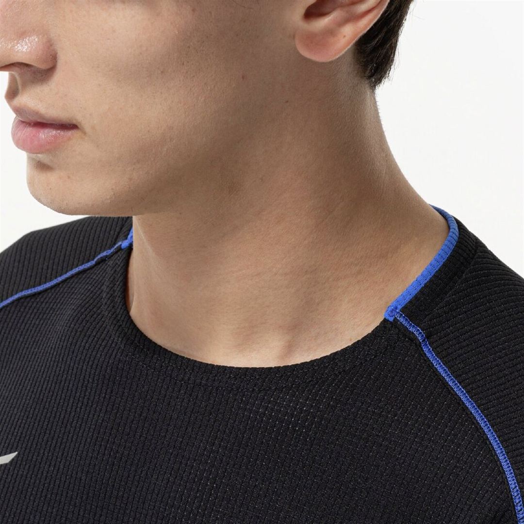 【汗処理／通気】ドライエアロフローTシャツ ブラック XL