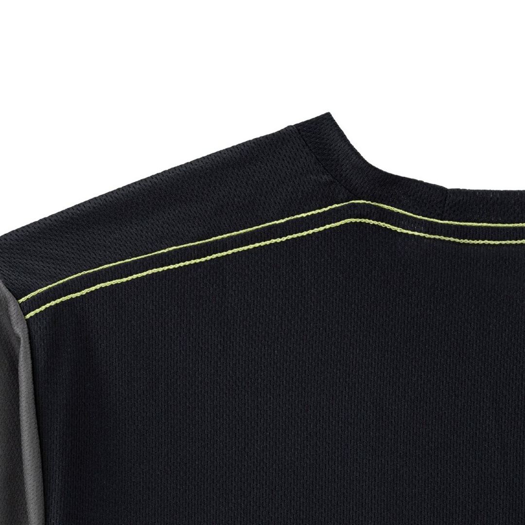 ドライハイブリッドTシャツ(長袖) ブラック XL