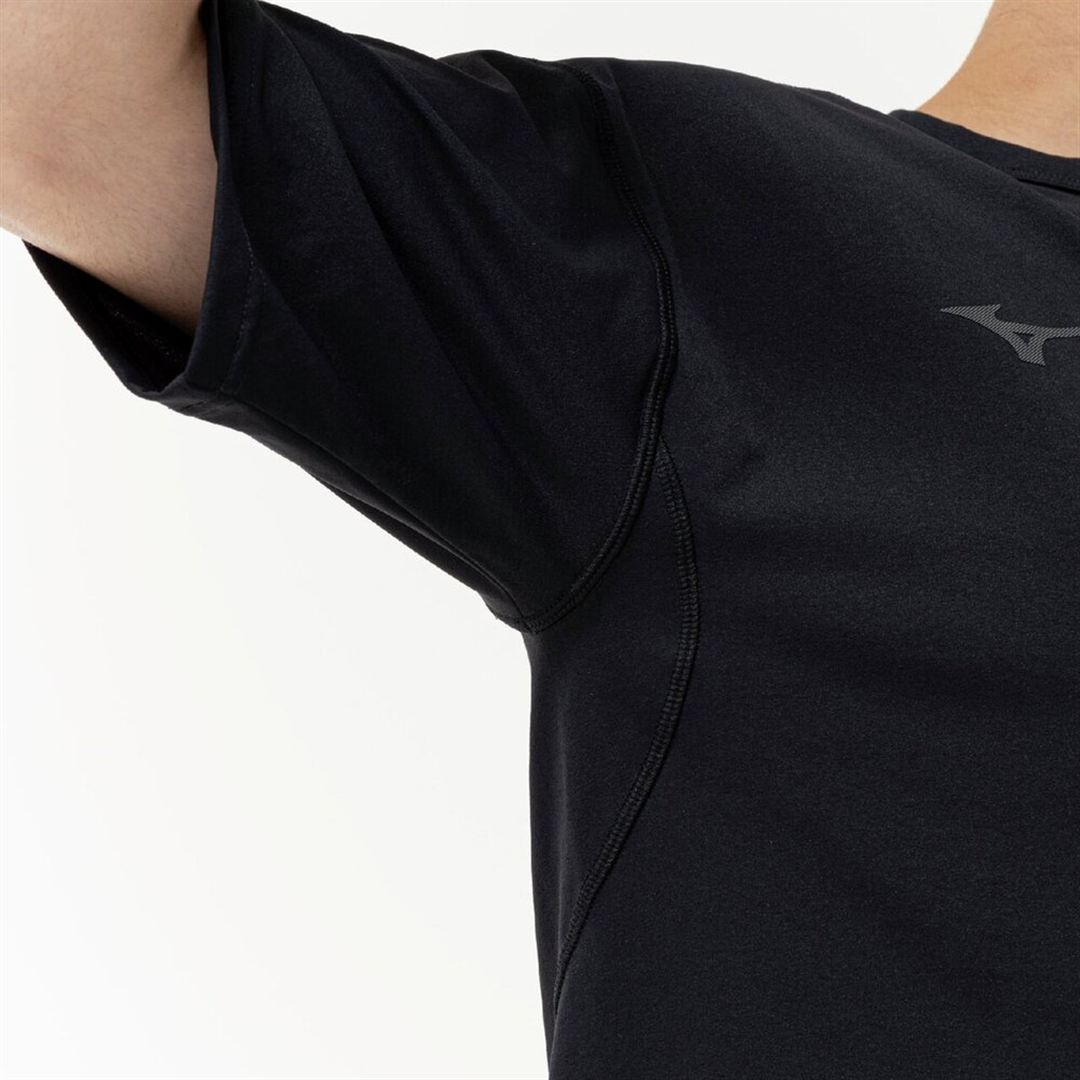 ストレッチソフトドライTシャツ ブラック XL