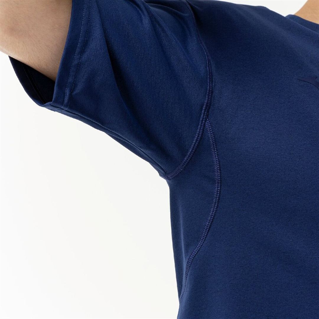 ストレッチソフトドライTシャツ エステートブルー XL