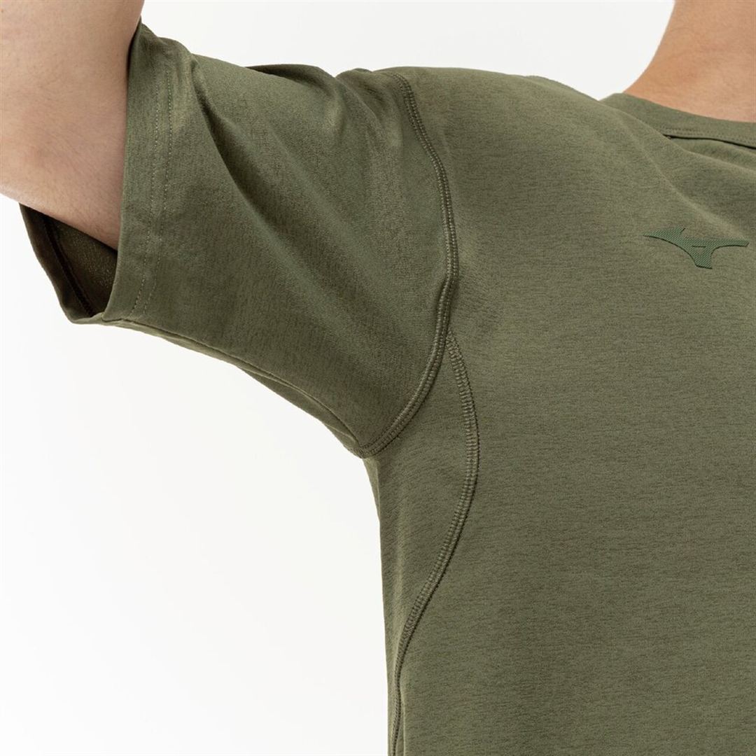ストレッチソフトドライTシャツ フォーリーフグリーン XL