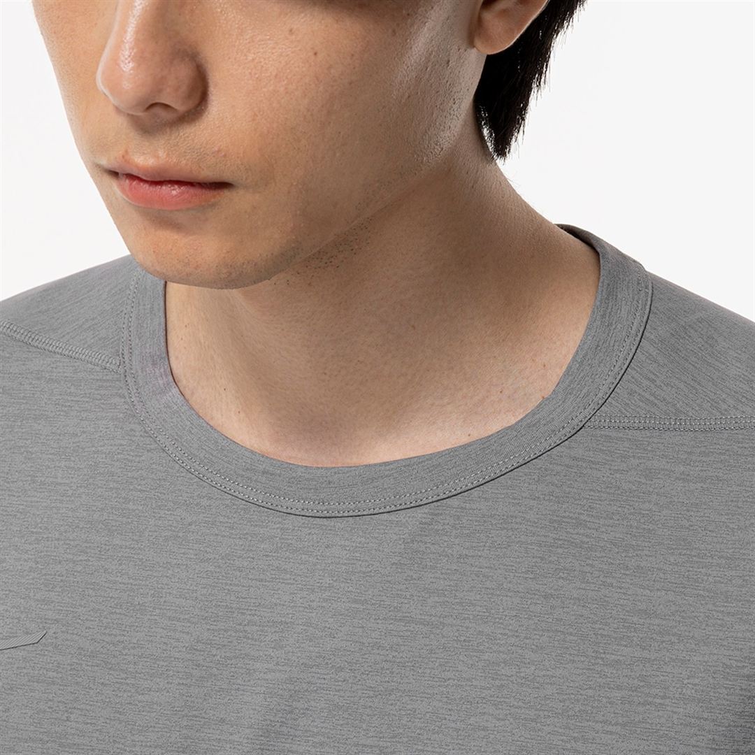 ストレッチソフトドライTシャツ(長袖) フロストグレー XL