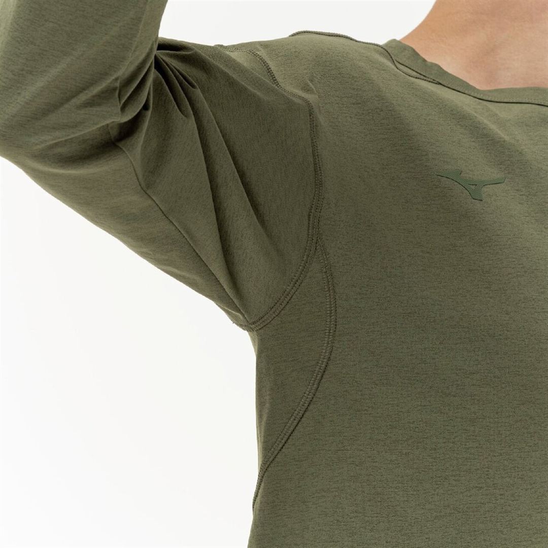 ストレッチソフトドライTシャツ(長袖) フォーリーフグリーン XL