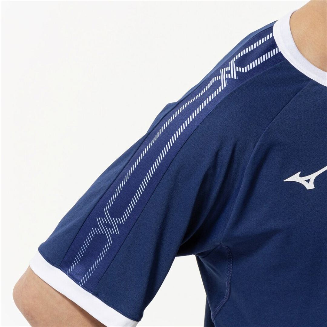 ストレッチソフトドライTシャツ エステートブルー XL