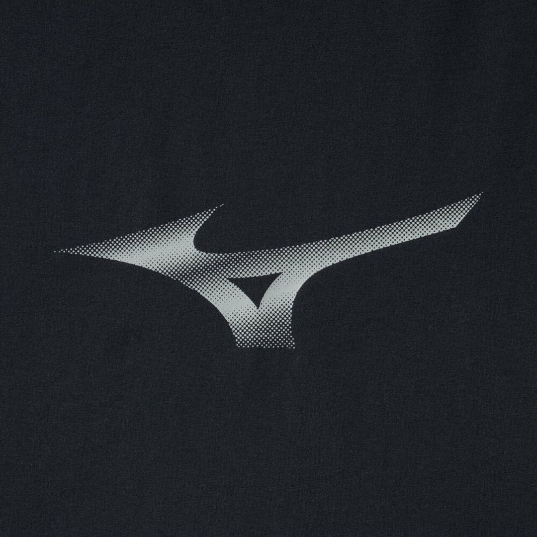 ストレッチソフトドライクロップドTシャツ(ワイドシルエット) ブラック S