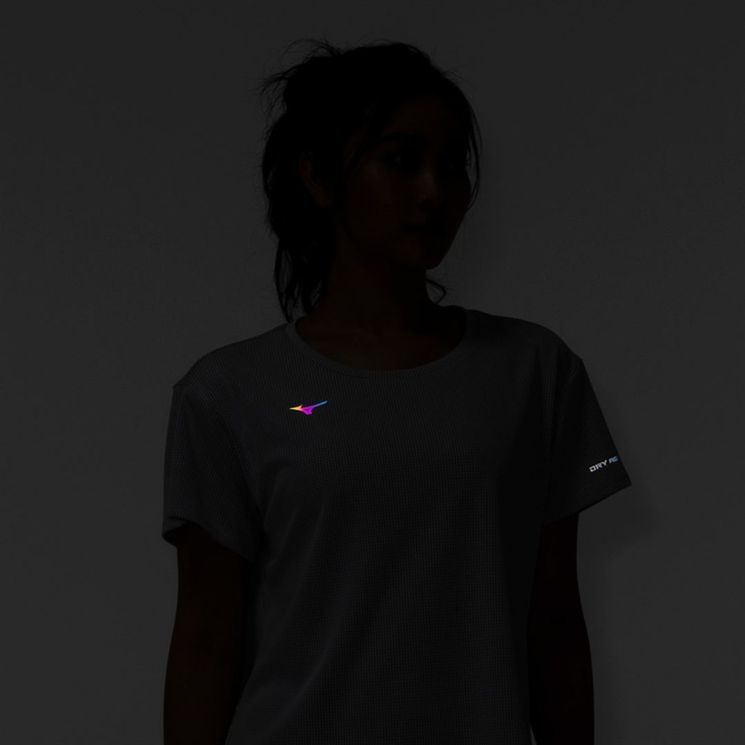 【汗処理／通気】ドライエアロフローTシャツ(ワイドシルエット) スノーホワイト S