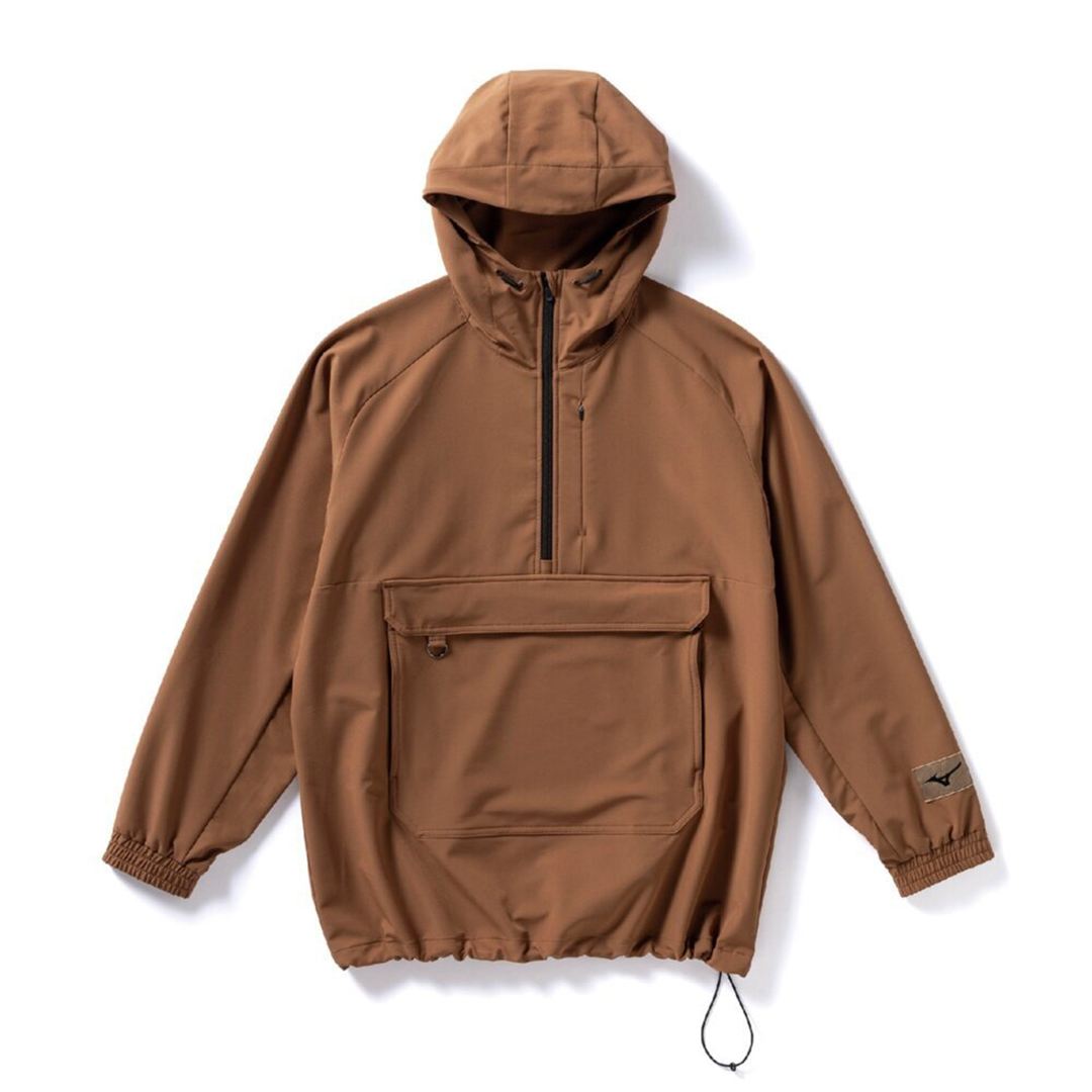 アノラックストレッチジャケット ブラウン XL