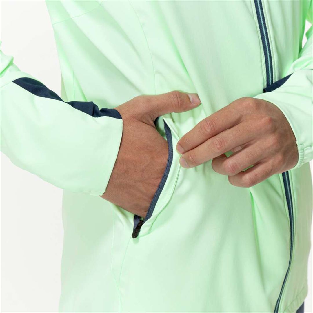 ストレッチクロスフーディ ネオミント XL