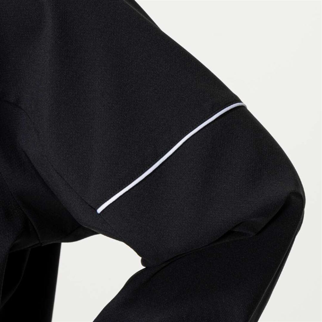 ストレッチクロスフーディ ブラック XL