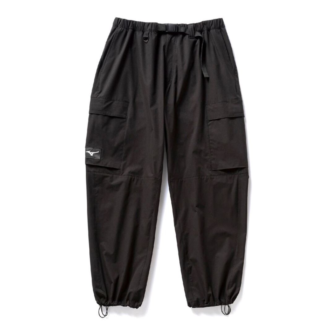 ルーズフィットストレッチロングパンツ ブラック XS
