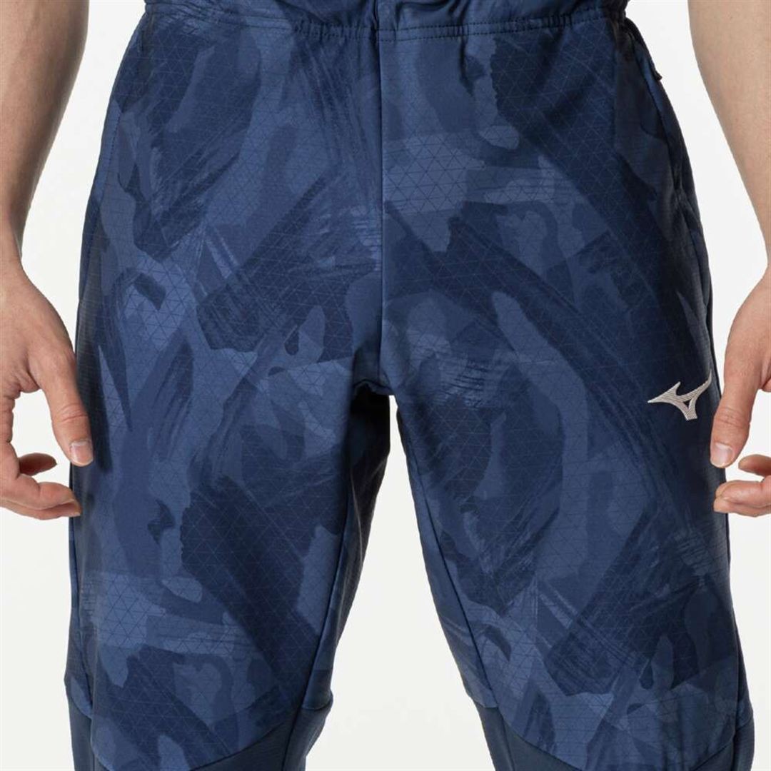 【ストレッチ／防風／吸湿発熱】テックシールド×ブレスサーモパンツ ページエントブルー XS
