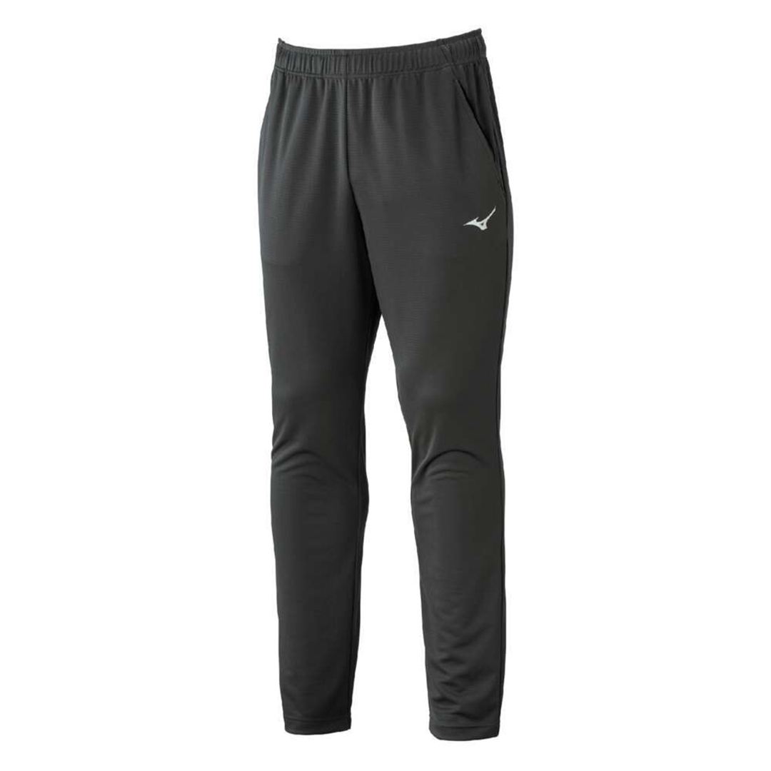 ナビドライニットロングパンツ チャコールグレー×シルバー S