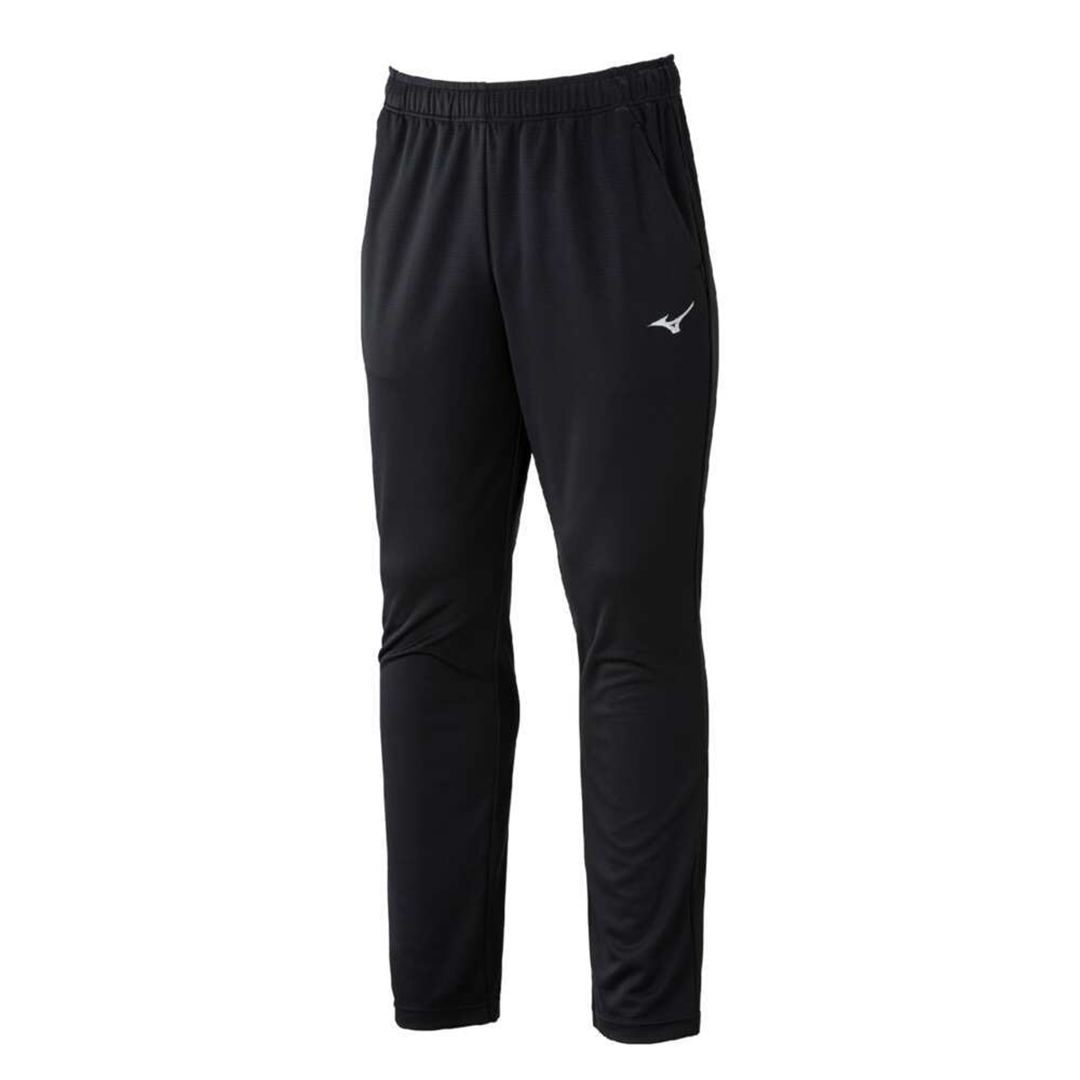 ナビドライニットロングパンツ ブラック×シルバー XL