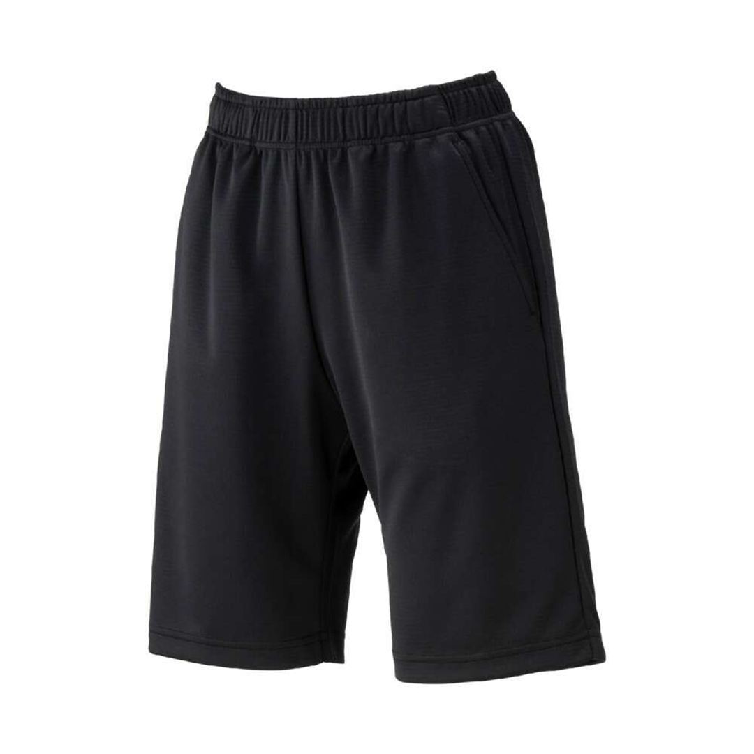 ナビドライニットハーフパンツ ブラック×マゼンダ XL