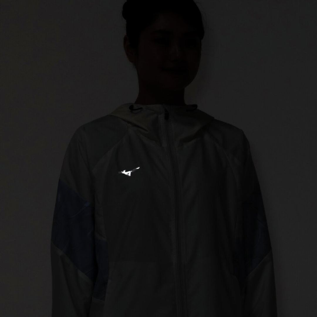 【吸湿発熱】ブレスサーモウォーマージャケット スノーホワイト XL