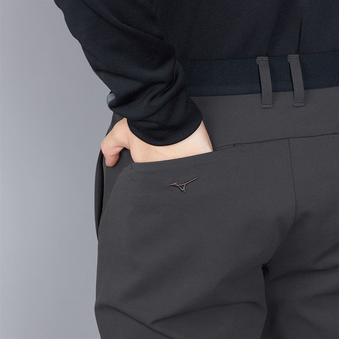 MIZUNO ソフトタッチストレッチパンツ チャコールグレー XL