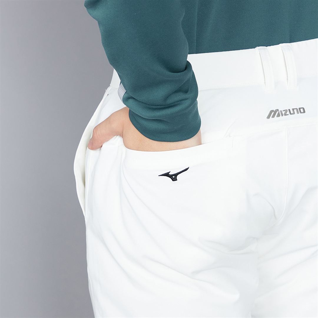 【吸湿発熱】MIZUNO ブレスサーモパデットロングパンツ ホワイト XL