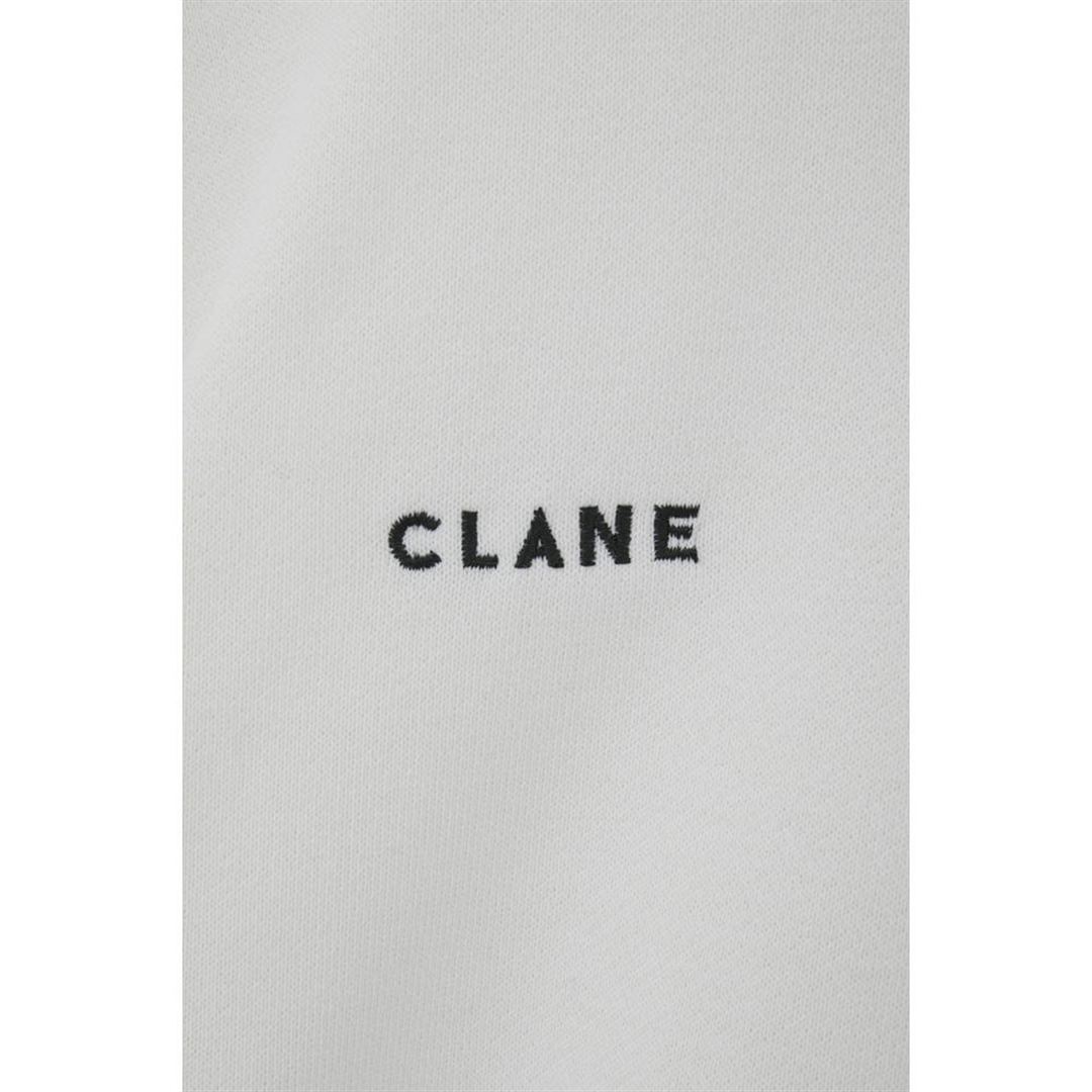 【CLANE】POLYSPAN HALF ZIP SWEATSHIRT ホワイト 1