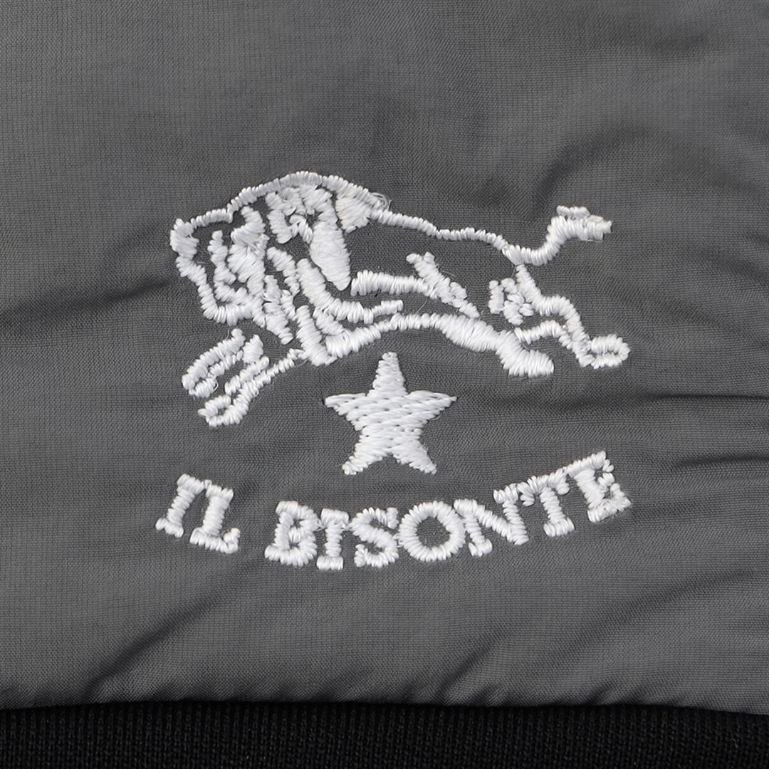【IL BISONTE／吸湿発熱】WINDSTOPPER プロダクト 3フィンガーパデットミトン ピューターグレー S-M