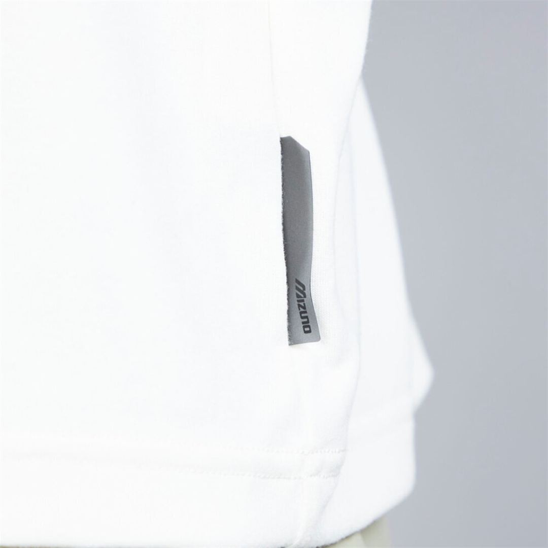 リサイクルポリエステルグラフィックロングスリーブTシャツ マシュマロホワイト M
