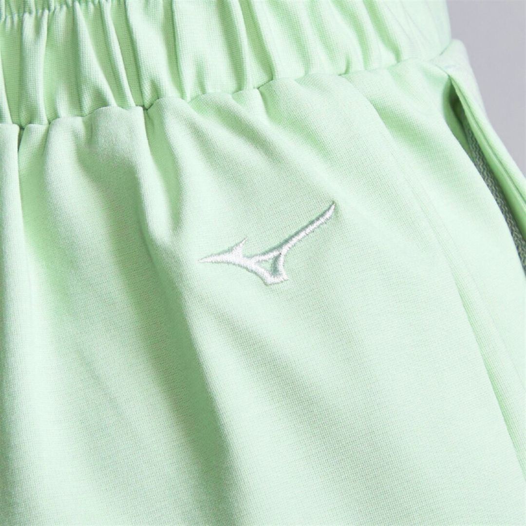 UVカットポンチテーパードパンツ ライトグリーン S
