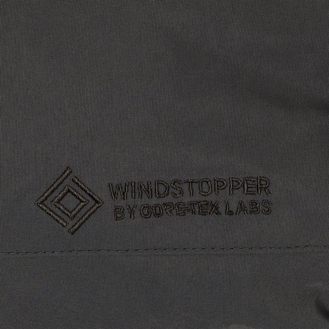 【吸湿発熱】WINDSTOPPER ダウラギリライトダウンジャケット ブラック×ピューターグレー XL