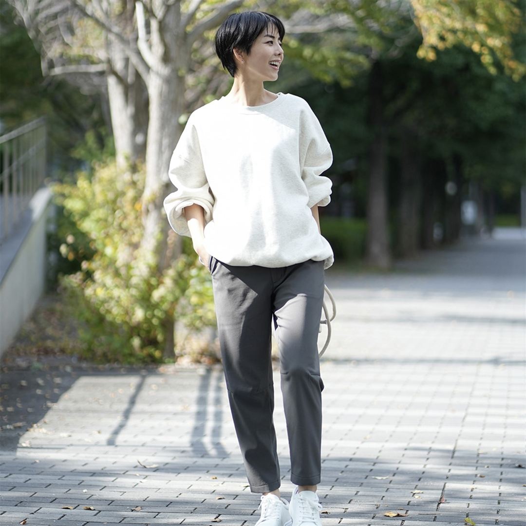 【ストレッチ／防風】MIZUNO BUDDYテックシールドテーパードパンツ アッシュブラック S