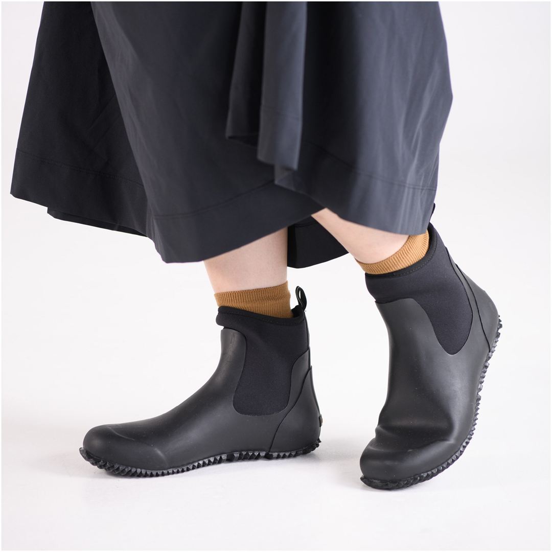 RAIN SHOES ブラック S